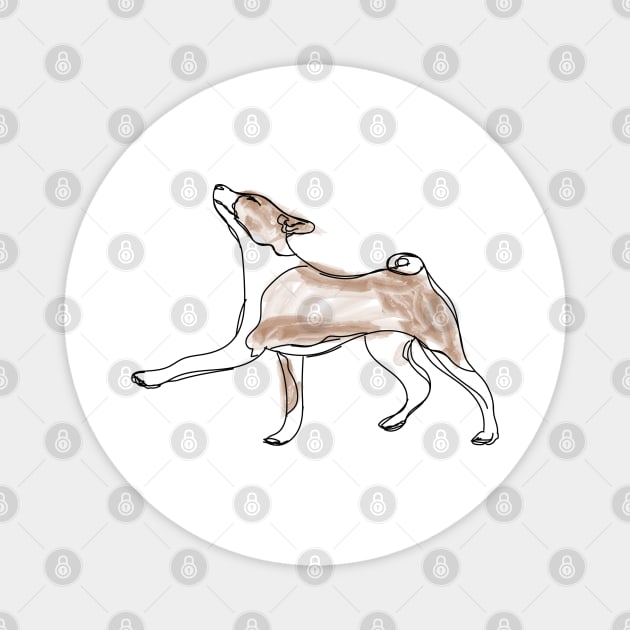 Dog 1 Magnet by Laura Contarino